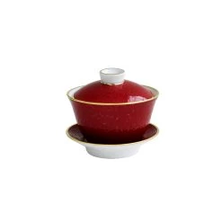 Bernardaud Rouge Empereur Small Covered Cup