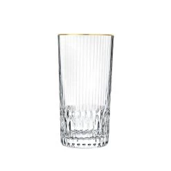 Saint-Louis Apollo Gold Rim Highball