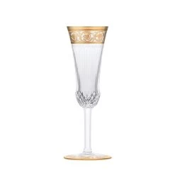 Saint-Louis Thistle Gold Champagne Flute