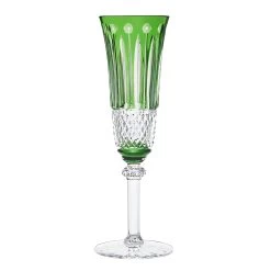 Saint-Louis Tommy Green Champagne Flute
