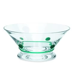 Theresienthal Bacchus Bowl Dark Green