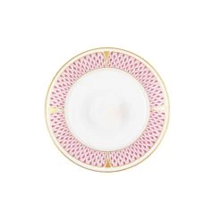 Herend Art Deco Raspberry Bread And Butter Plate