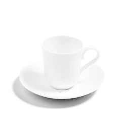 Richard Brendon White Espresso Cup And Saucer