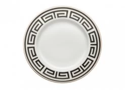 Ginori 1735 Labirinto Black Flat Dinner Plate