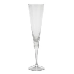 Moser Pebbles Champagne Flute Clear