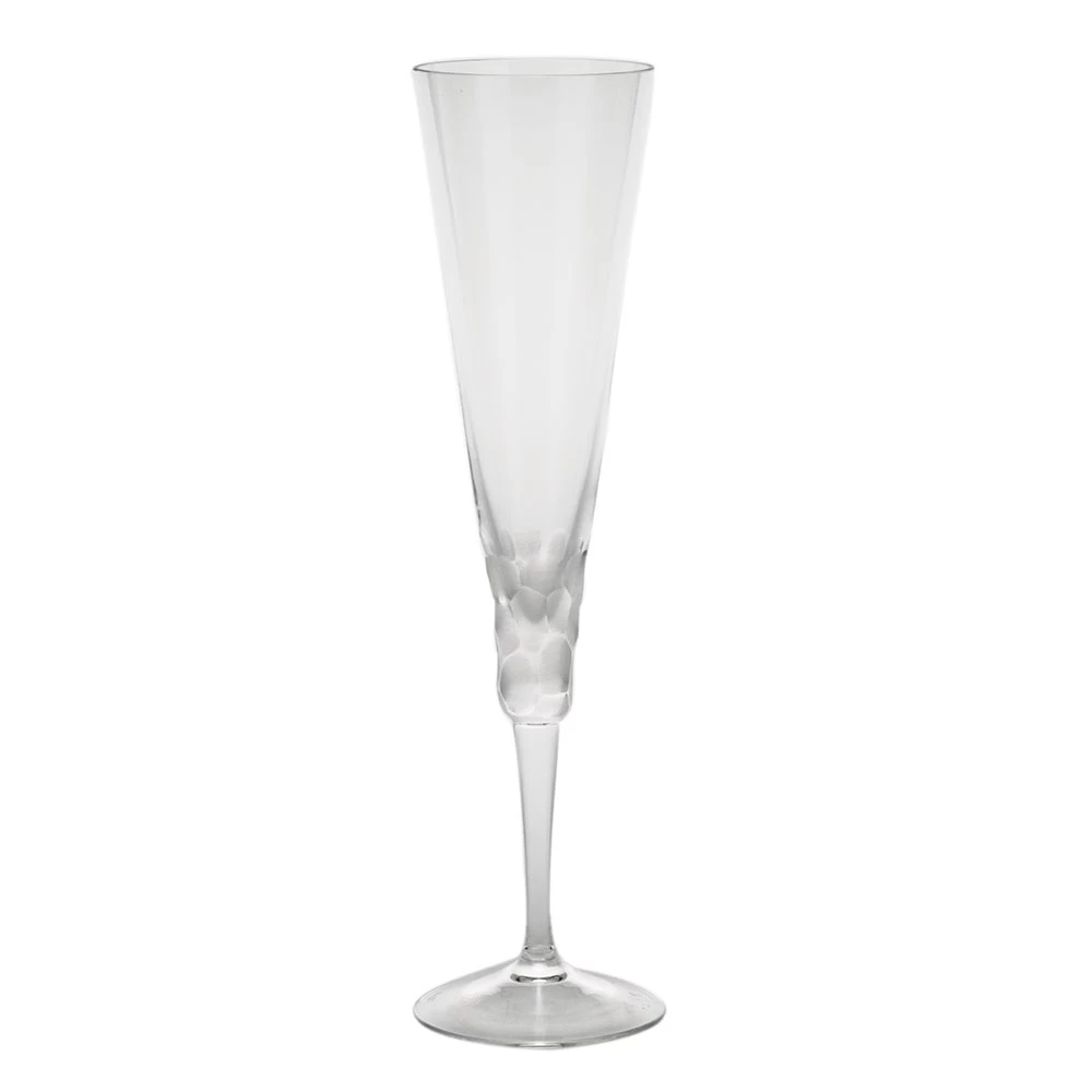 Moser Pebbles Champagne Flute Clear