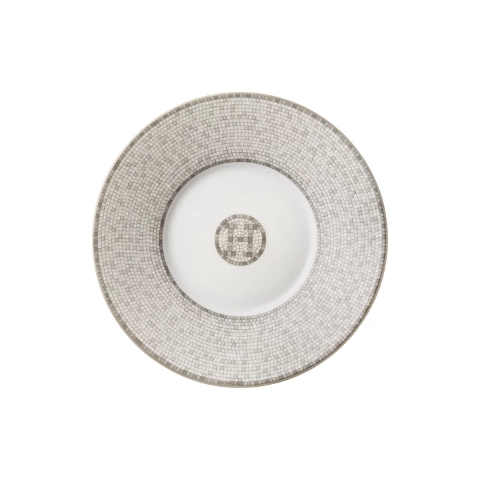 Hermès Hermes Mosaique Au 24 Platinum Tea Cup And Saucer – Set Of 2 - Image 2