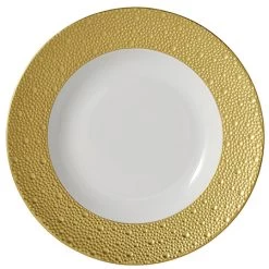 Bernardaud Ecume Gold Rim Soup Bowl Small