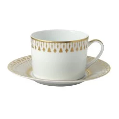 Bernardaud Soleil Levant Tea Cup And Saucer