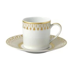 Bernardaud Soleil Levant After Dinner Cup And Saucer