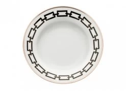Ginori 1735 Catene Black Soup Plate