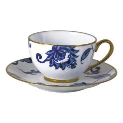 Bernardaud Prince Bleu Tea Cup And Saucer